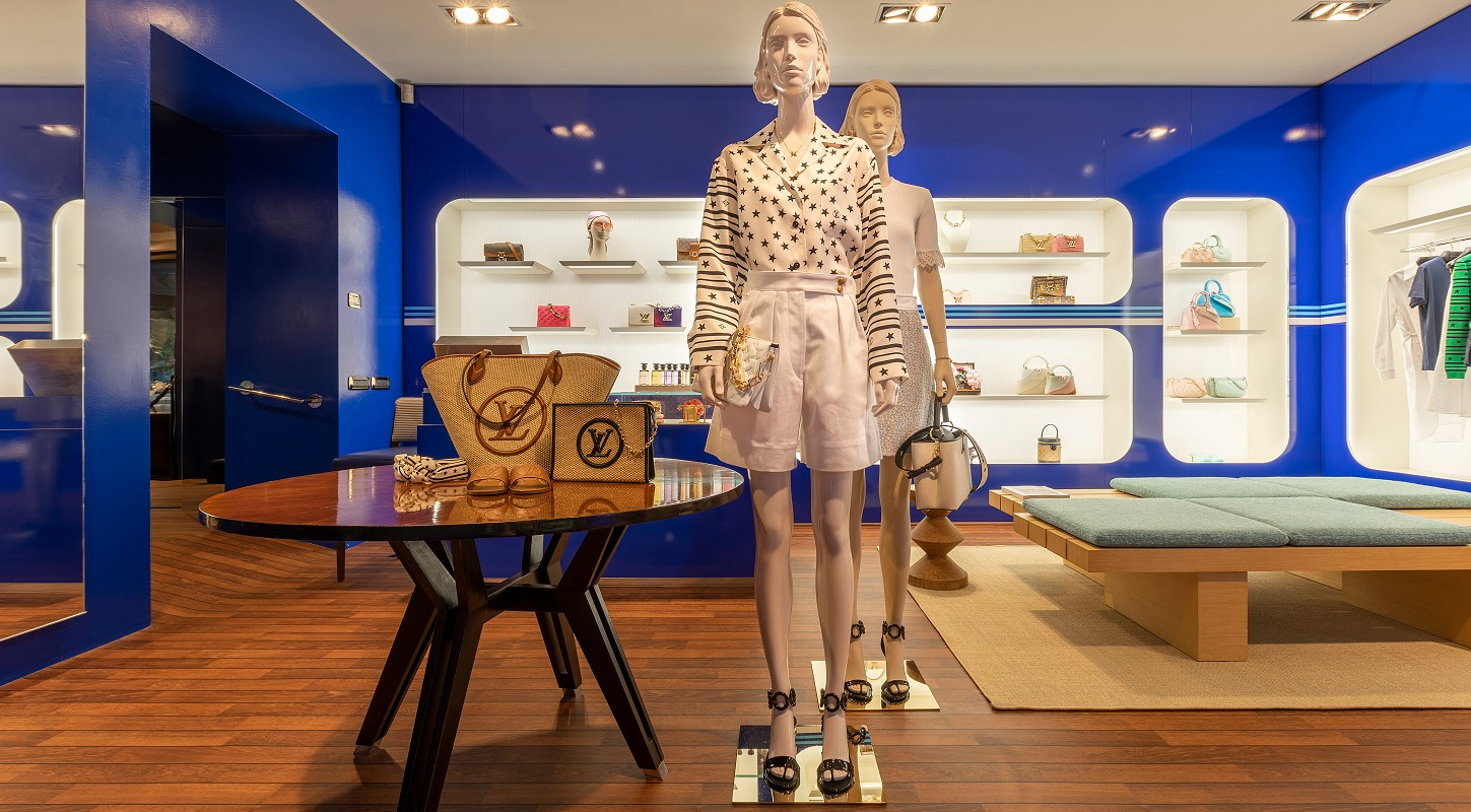 Louis Vuitton has opened an exclusive pop-up store in Italy