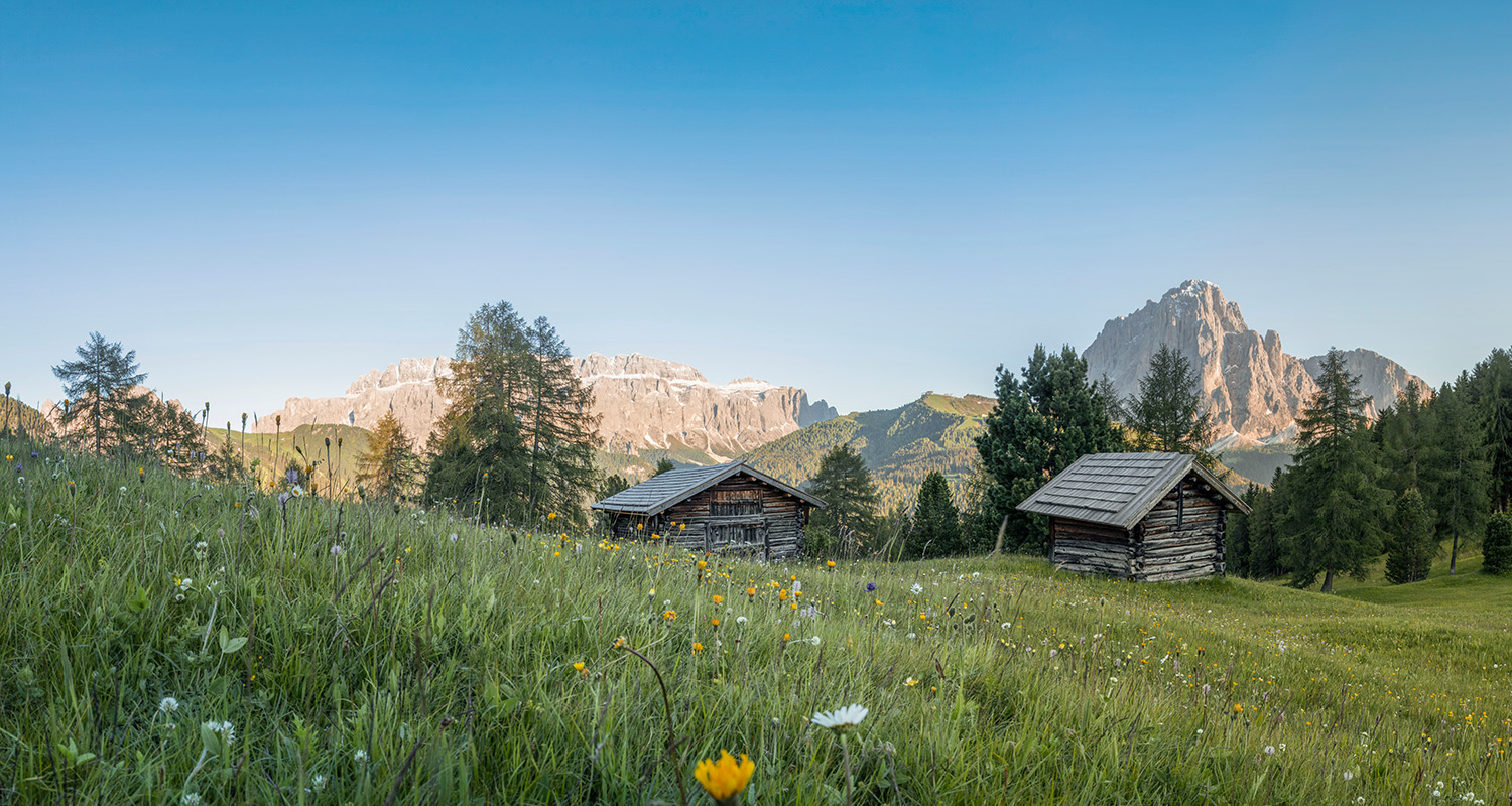 Atemberaubendes Dolomitenpanorama im Grödner Tal