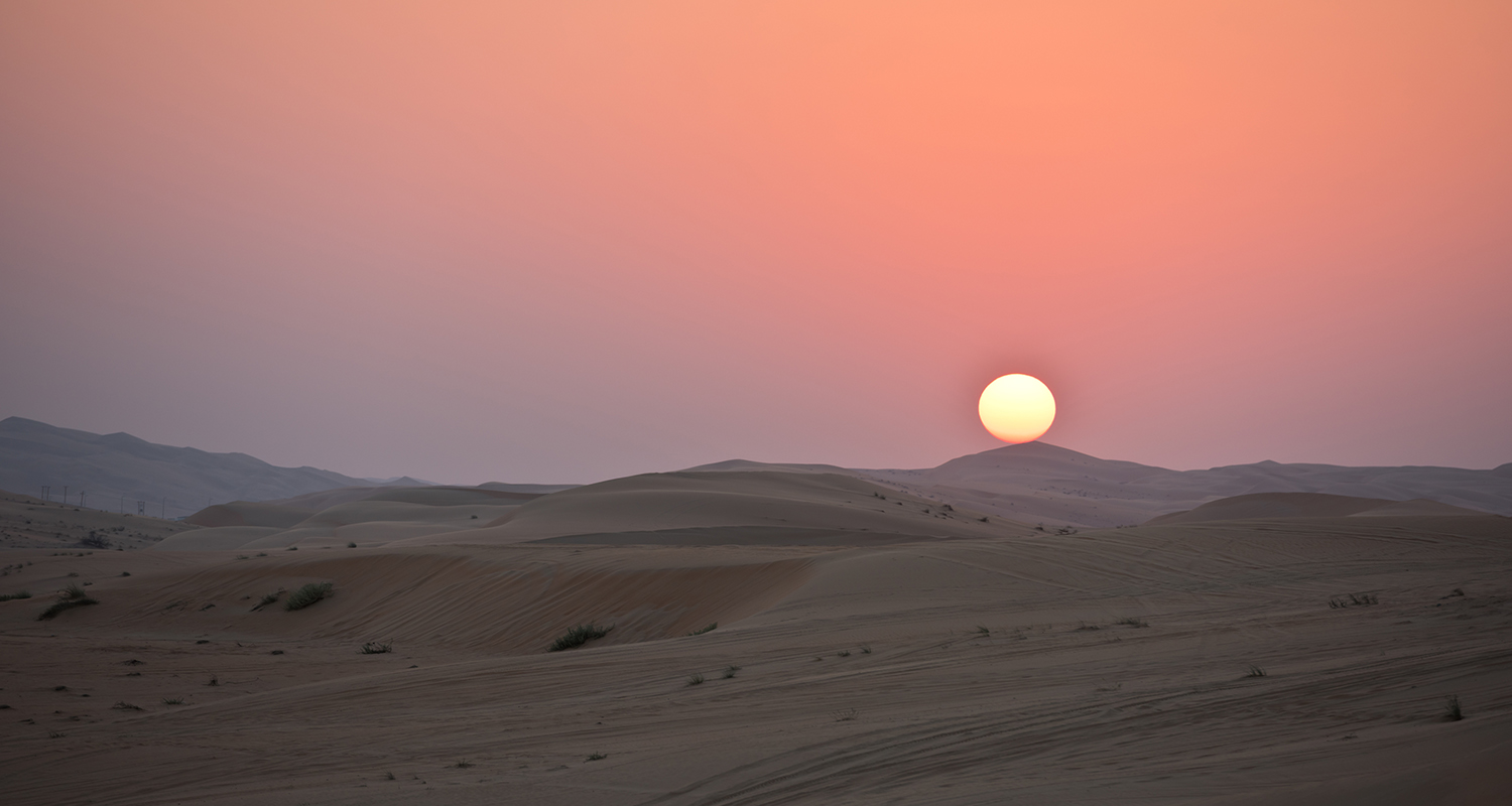 Dünen Sonnenuntergang