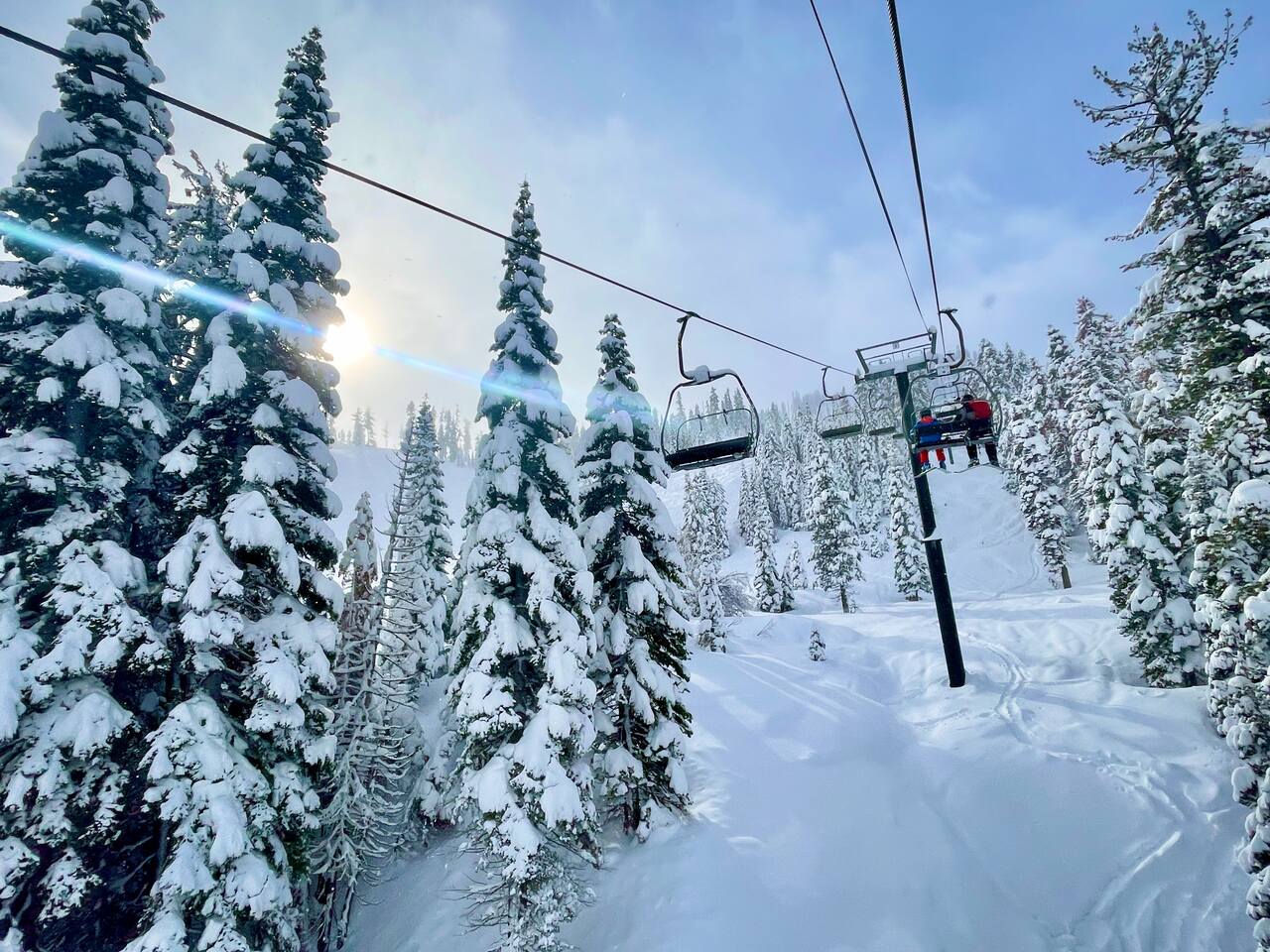 Skifahren in Kalifornien, Shutterstock