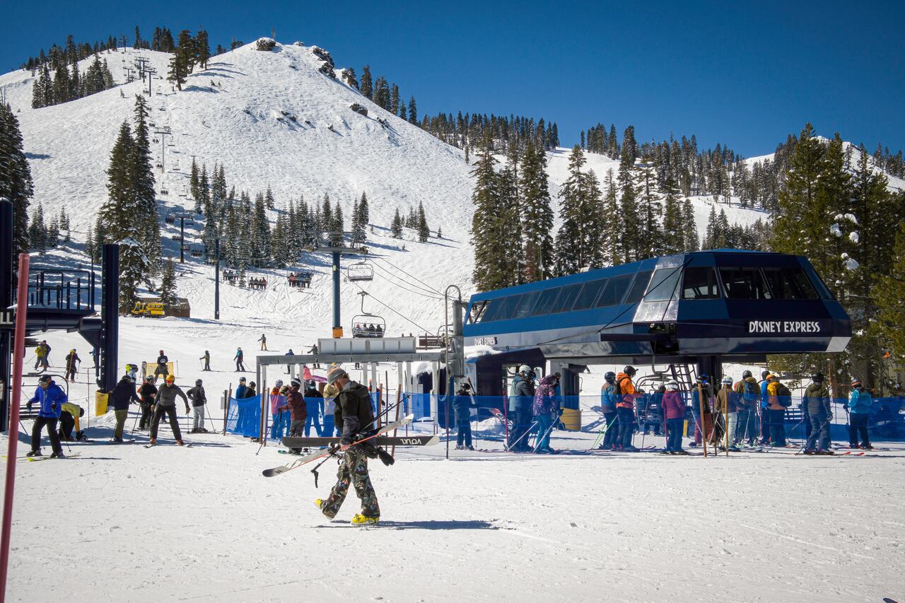 Skifahren in Kalifornien